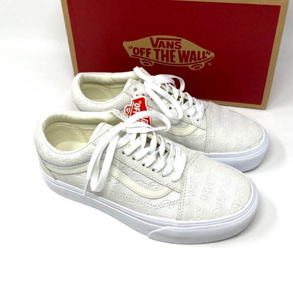 💖MEGA SALE💖VANS PLATFORM OLD Skool Suede Egret White Women's 10 VN0A3B3U4TE - Picture 7 of 11
